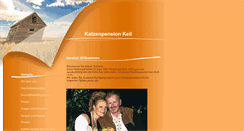 Desktop Screenshot of katzenpension-keil.de